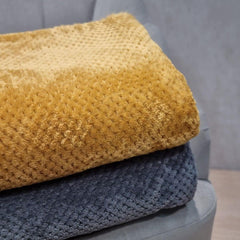 Colcha HOMLA Noah 220 X 240 Cm - colcha sofá cómoda manta manta - mullida y suave - poliéster gris Camas y mantas Besuche den HOMLA-Store