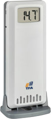 TFA Dostmann TFA-ID ID-A5 Pool Transmisor TFA-ID ID-A5 Pool, 30.3907.02, compatible con el sistema TFA.me, compatible con WLAN, para monitoreo en línea de piscinas, estanques, baños de hielo, remoto, medición de la temperatura del agua, 868 MHz, blanco