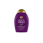OGX Biotin & Collagen Shampoo (385 Ml), Șampon de întărire a părului pentru păr fin și subțire Duș și baie OGX 385 ml