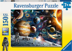 Ravensburger puzzle pentru copii - 10016 În spațiu - Puzzle spațial pentru copii cu vârsta de peste 7 ani, cu 150 de piese în format XXL Puzzle Naty Shop În spațiu