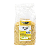 Mijo orgánico 1 kg, granos orgánicos ricos en fibra y minerales, granos de mijo amarillo para consumo, paquete ideal para la familia