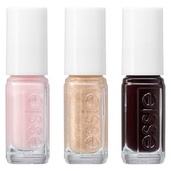 Kit Essie Mini Trio NAVIDAD, núm. 13 Señorita + núm. 49 Wicky + núm. 570 Mani Gracias, 3 x 15 ml