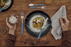 VICTORINOX Juego de Cubiertos Suizos Modernos para 6, 12 Piezas Cocina Naty Shop