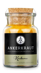 Ankerkraut Cúrcuma, gemahlen, Turmeric Gewürz Pulver, 75 g en vaso de corcho