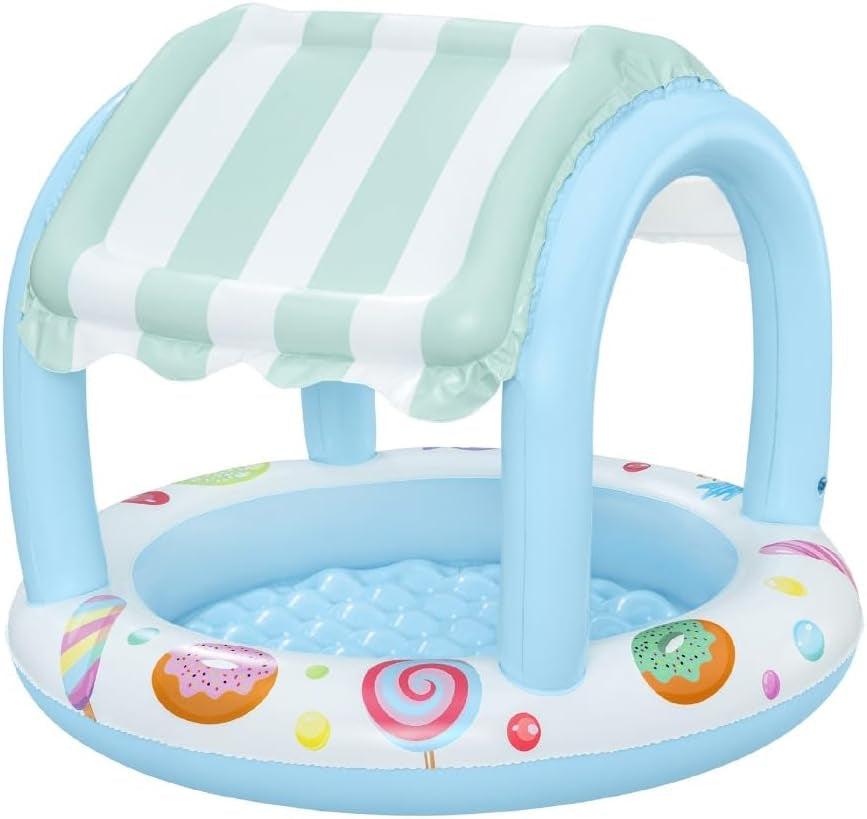 Piscina infantil Bestway Sweet Shope con capota para el sol 104 x 84 cm