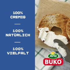 Pikante Kräuter Frischkäse| 10x 200g | Ingredientes 100% naturales Ohne Konservierungsstoffe, Thickers und Gesmackverstärker