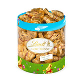 Lindt Mini Conejitos Dorados Chocolate | Bolsa 700g | 70 mini conejitos dorados de 10 g | Chocolate con leche en bolsa | Chocolate de Pascua | Regalo de chocolate | Conejitos de chocolate | conejito de pascua