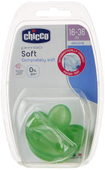 Suzetă Chicco „Physio Soft”, 12 luni+, silicon, 1 bucată, culori asortate