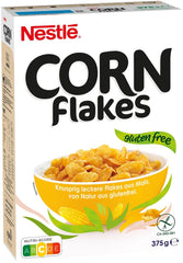 Nestlé Cereals Corn Flakes, Copos de Maíz Clásicos, Sin Gluten, Paquete de 1 (1 x 375g)