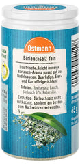 Ostmann Gewürze - Bärlauchsalz | Ideal para Herzhaften Gemüse oder Fleischgerichten Recyclebare, nachfüllbare Streudose | 65 g en Streuer
