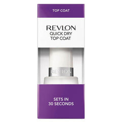 Pintura de acabado de secado rápido Revlon, fórmula de larga duración resistente a astillas, acabado brillante, 14,7 ml.