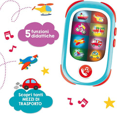 Liscianigiochi 95032 Carotina Baby Smartphone LED, Nu se aplică, S Jucarii Bebe Naty Shop