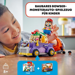 LEGO Super Mario Set de expansión Monster Cart de Bowser Coche de juguete Bowser para niños y niñas Set de un solo personaje Regalo para jugadores para niños de 8 años 71431 Juegos de construcción Besuche den LEGO-Store