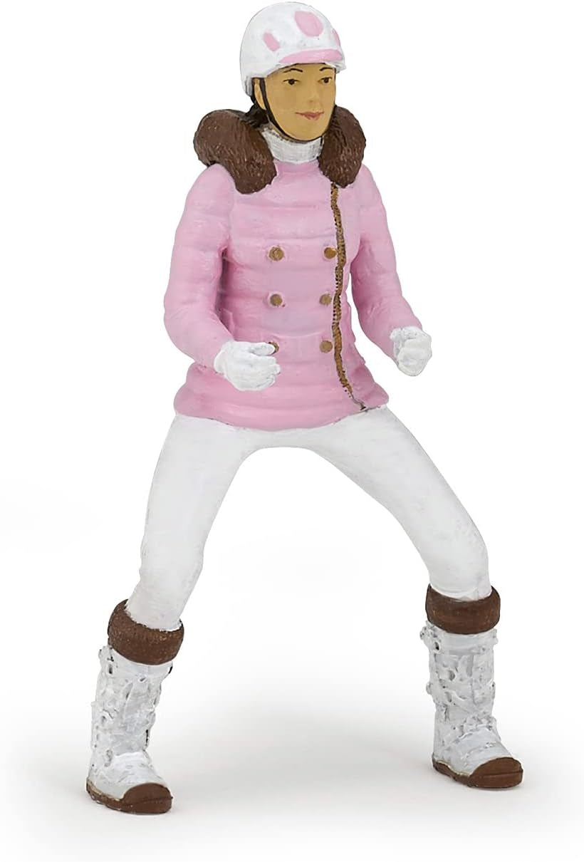 PAPO - Horse figure - Rider Fashion Winter, pasiune pentru călărie, jucărie pentru copii de la 3 ani. Action figures Naty Shop Titlu implicit