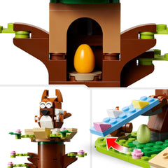 LEGO Spring Parque infantil para animales, Set de construcción de pájaros y ardillas, Set de casa en el árbol para niños, Idea de regalo para niños y niñas de 8 años, Set de animales, Figuras de animales de juguete 40709 Juegos de construcción Beuche den LEGO-Store