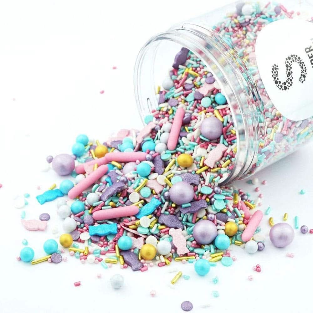 Super Streusel, Bombonele Plush, pentru tort sau biscuiti Sprinkles Naty Shop 180 grame
