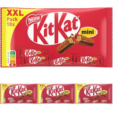 Nestlé Mini XXL Barras de chocolate Barras de oblea crujientes de chocolate con leche, paquete de 4 (1 x 301 g)