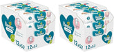 Toallitas para bebé Pampers Sensitive, 624 toallitas (12 x 52), sin perfume, para una limpieza suave y delicada (paquete de 2)