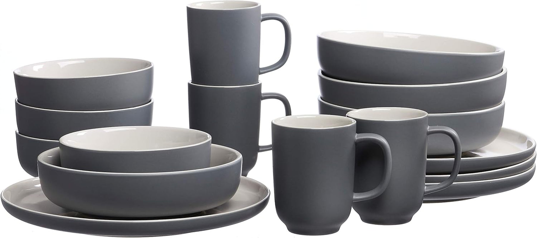 Ritzenhoff & Breker Jasper Combination Service, 16 piese Seturi vesela masa Naty Shop Albastru cenușiu