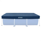 Intex 28038 - Lona para piscina elevada rectangular, PVC, azul, 300x200 cm