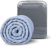 Winthome Manta Pesada con Funda Nórdica 150X205Cm 10,4Kg,Cómoda Manta Pesada,Manta Terapia Antiestrés,Manta Pesada para un Sueño Profundo y una Mejor Recuperación,Manta Pesada para Adultos (Gris) Camas y Mantas Besuche den Winthome-Store Gris 01 150X205Cm-10,4Kg