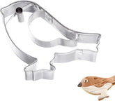 Formă de biscuiți Westmark Sparrow – Formă de biscuiți din oțel inoxidabil – Formă precisă pentru biscuiți, aluat și multe altele – Forme de biscuiți pentru Paște și Crăciun, 8 cm