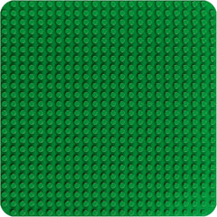 Tablero de construcción LEGO DUPLO en verde, Juguete de construcción para niños pequeños a partir de 18 meses, Para exponer modelos, Permite a los niños en edad preescolar construir creativamente y jugar con imaginación, Juguete educativo 10460 Juegos de construcción Besuche den LEGO-Store