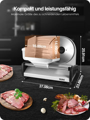 YASHE SL-518, feliator pâine, 2 lame detasabile, grosime reglabila 0 - 15 mm Rasnite si Feliatoare Naty Shop