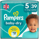 Scutece Pampers 81657566 Baby-Dry Pants, albe