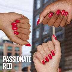 Maybelline New York Super Stay Ink Bonder 008 Passionate Red - esmalte de uñas de larga duración para uñas fuertes y color intenso, 12,3 ml