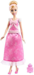 Mattel Disney-Princess-Spielzeuge, Cinderella-Modepuppe con 2 looks, 9 accesorios, 2 Oberteile zum Anklipsen y 2 Röcke. Película 2 en 1 inspirada en Disney Film, JCR95