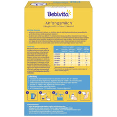 Leche PRE en polvo (5 x 500 g), desde el nacimiento, contiene únicamente lactosa como carbohidrato, apta para alimentación complementaria