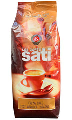 Café Sati Crema 100% Arabica - Boabe de cafea pentru aparate de cafea complet automate