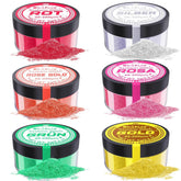 Purpurina comestible, set de 6 tonos, 5 gramos Glitter Naty Shop