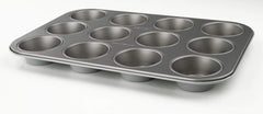 Molde para muffins Zenker con 12 moldes (Ø 7 cm), para muffins y cupcakes, dimensiones: 38,5 x 26,5 x 3 cm Moldes y bandejas para hornear Naty Shop