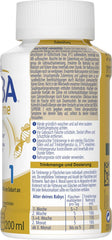 BEBA Nestlé BEBA SUPREME 1 Formulă pentru sugari: Biberoane gata de băut, cu Omega 3, 1 pachet (1 x 200 ml)
