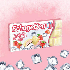 Schogetten Freeze Me Strawberry Edición Limitada - Helado Frío De Chocolate Con Intenso Sabor A Fresa