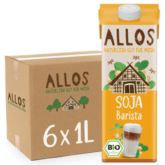 Allos Sojadrink Barista Espuma Para Café Vegano Sin Lactosa