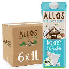 Allos Mandeldrink Sin Azúcar Mandel Natur Vegano Lactosa 1L