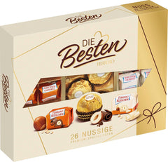 Ferrero The Best Nut Edition - Regalo de chocolate para él y para ella con 3 surtidos premium