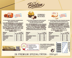 Ferrero The Best Nut Edition - Regalo de chocolate para él y para ella con 3 surtidos premium