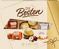 Ferrero The Best Nut Edition - Regalo de chocolate para él y para ella con 3 surtidos premium