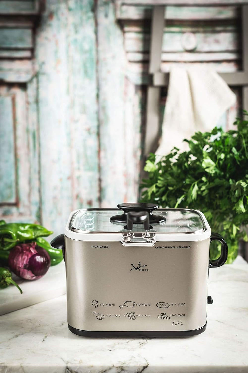 Tamaño FR326E - Freidora, 1000 Watts, 1.3 Litros Naty Shop Electrodomésticos