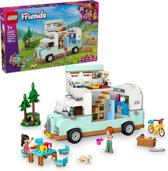 LEGO Friends Caravana, juego de construcción de rol con caravana de juguete, regalo para niñas a partir de 7 años, juego creativo con 3 minifiguras y figura del animal hurón 42663 Juegos de construcción Besuche den LEGO-Store Default Title