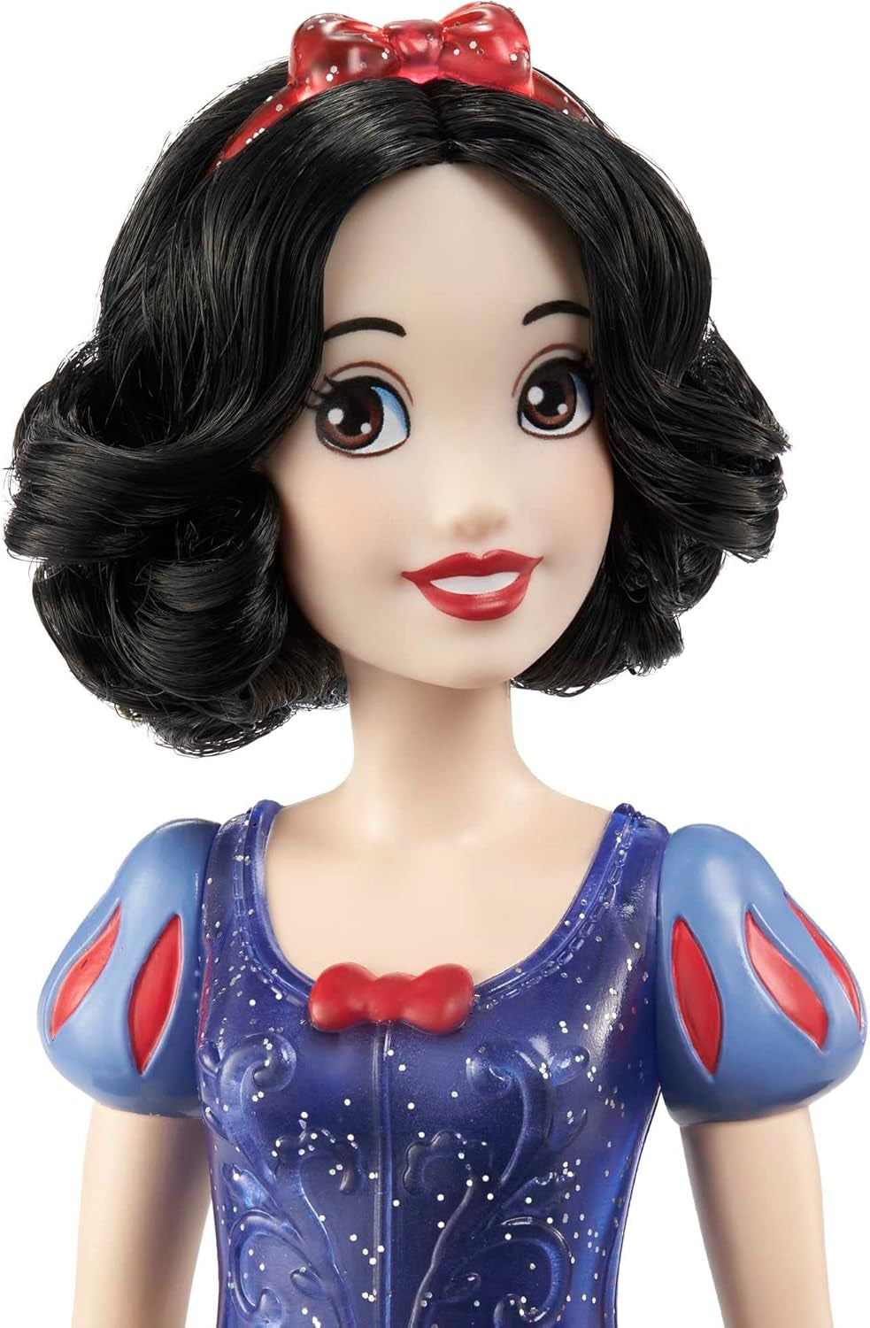 Mattel Disney Princess Toy, păpușă mobilă Albă ca Zăpada, cu haine strălucitoare și accesorii, inspirată de filmul Disney, cadou pentru copii, HLW08 Papusi Naty Shop
