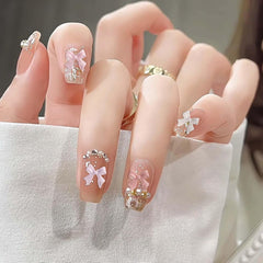 100 Stück 3D Nageldekorations Sets Schleifen Nagelanhänger Nagelkunst Dekorationen Schleife Für Acrylnägel, Süße Kawaii-Schleifenanhänger, Hübsche Nagel-Schleifenanhänger-Dekoration