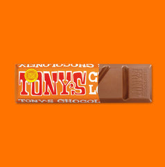 Tony's Chocolonely, chocolate con leche con caramelo y sal marina 47g