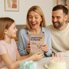 Regalo de cumpleaños, Kit de plantación de flores de cumpleaños, Bolsa de regalo sorpresa, Regalo de cumpleaños para mujeres, Semillas de flores para plantación individual