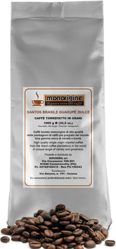 Boabe de cafea Arabica Santos Brasile Guaxupè Dulce - 1 Kg