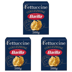 Pasta Barilla Collezione Fettuccine, (1 x 500 g) (Paquete de 3)